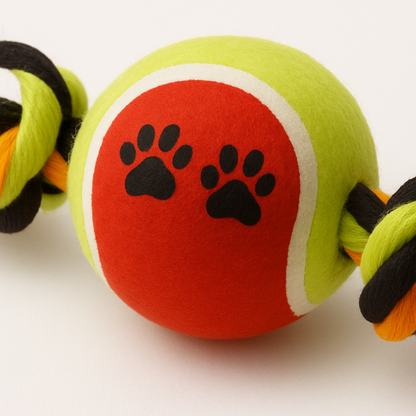 Rope Dog Toy with Ball