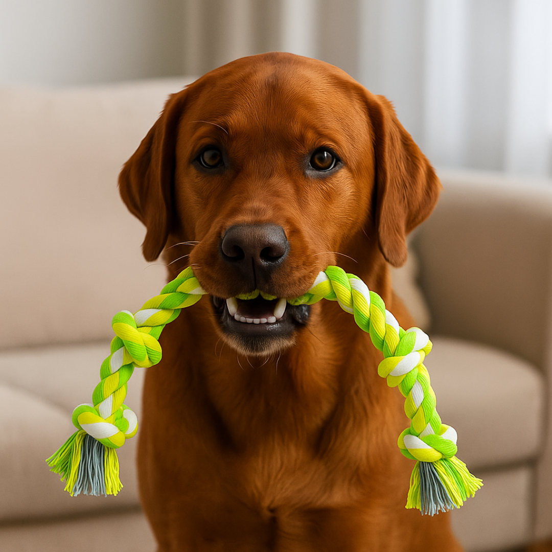 Four Knot Rope Toy for Dogs