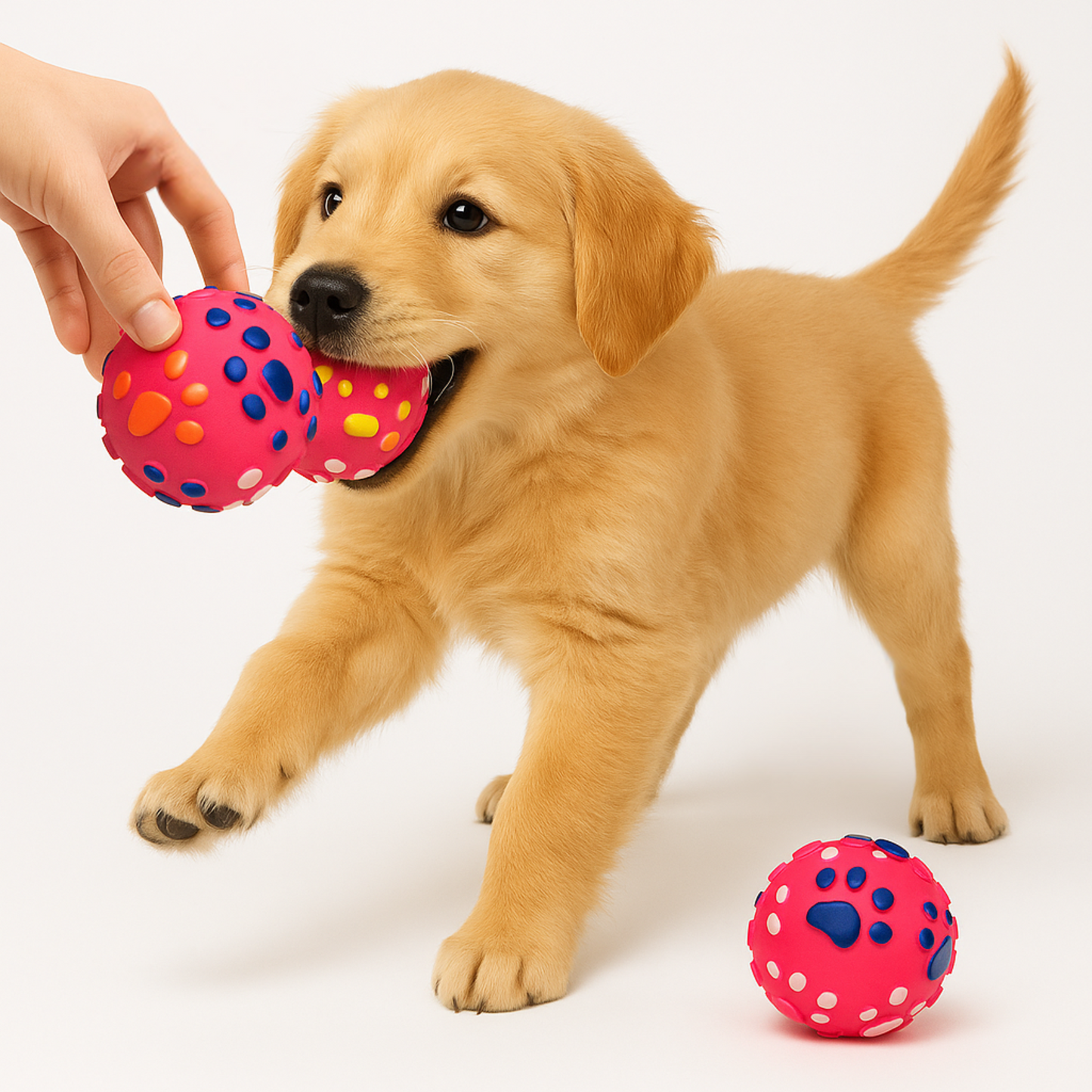 Squeaky Ball for Dogs Pack of 2