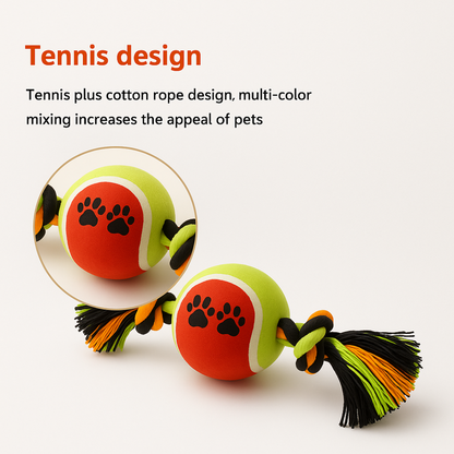 Rope Dog Toy with Ball