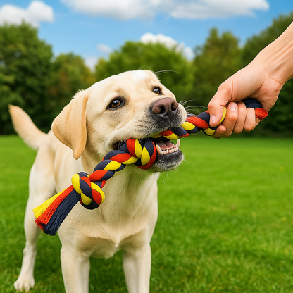 Triple Knot Rope Toy for Dogs