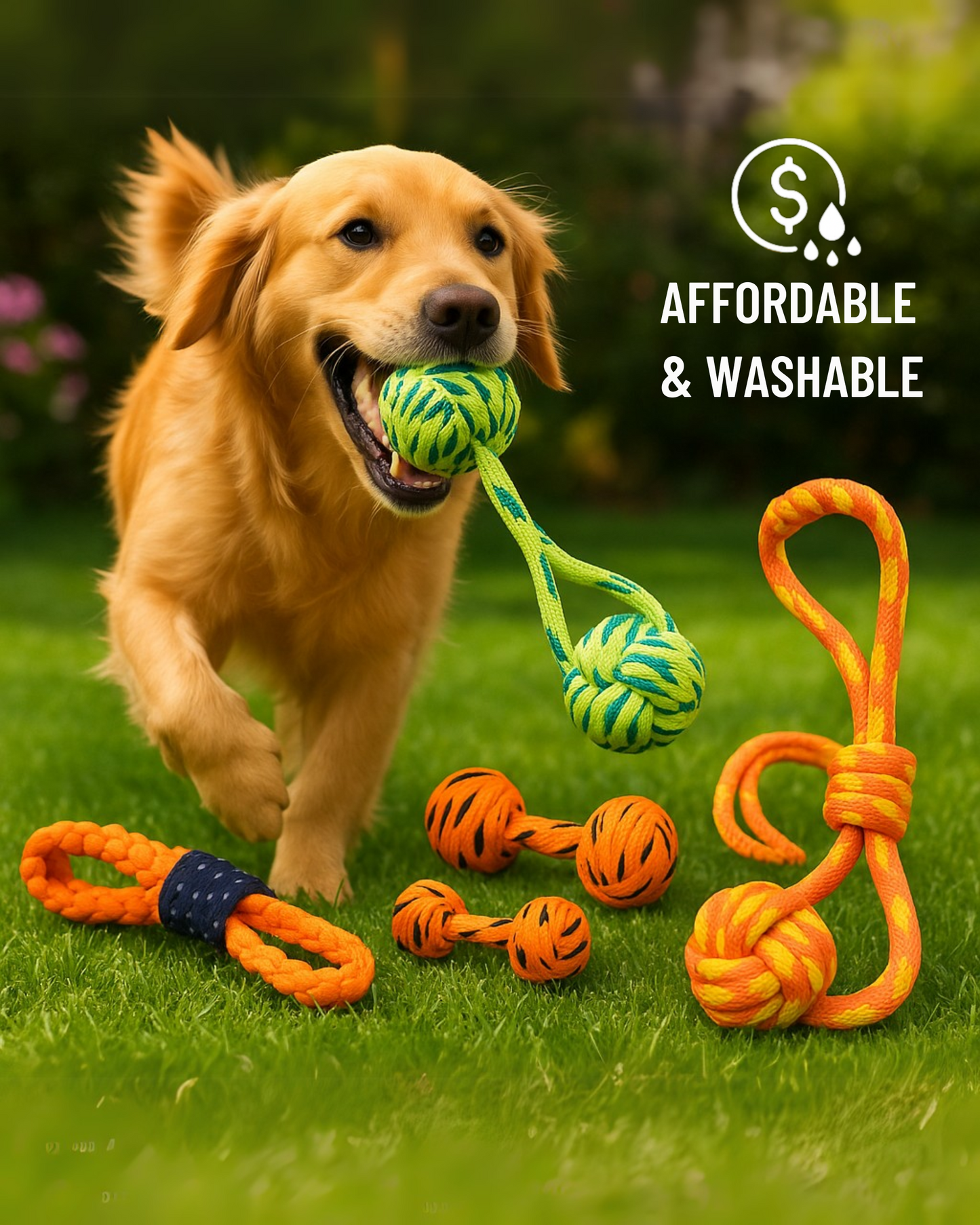 Dog Chew Rope Toys – Pack of 7