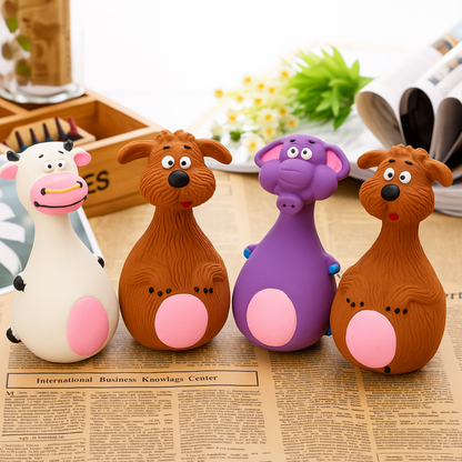 Natural Latex Rubber Squeaky Chew Toy