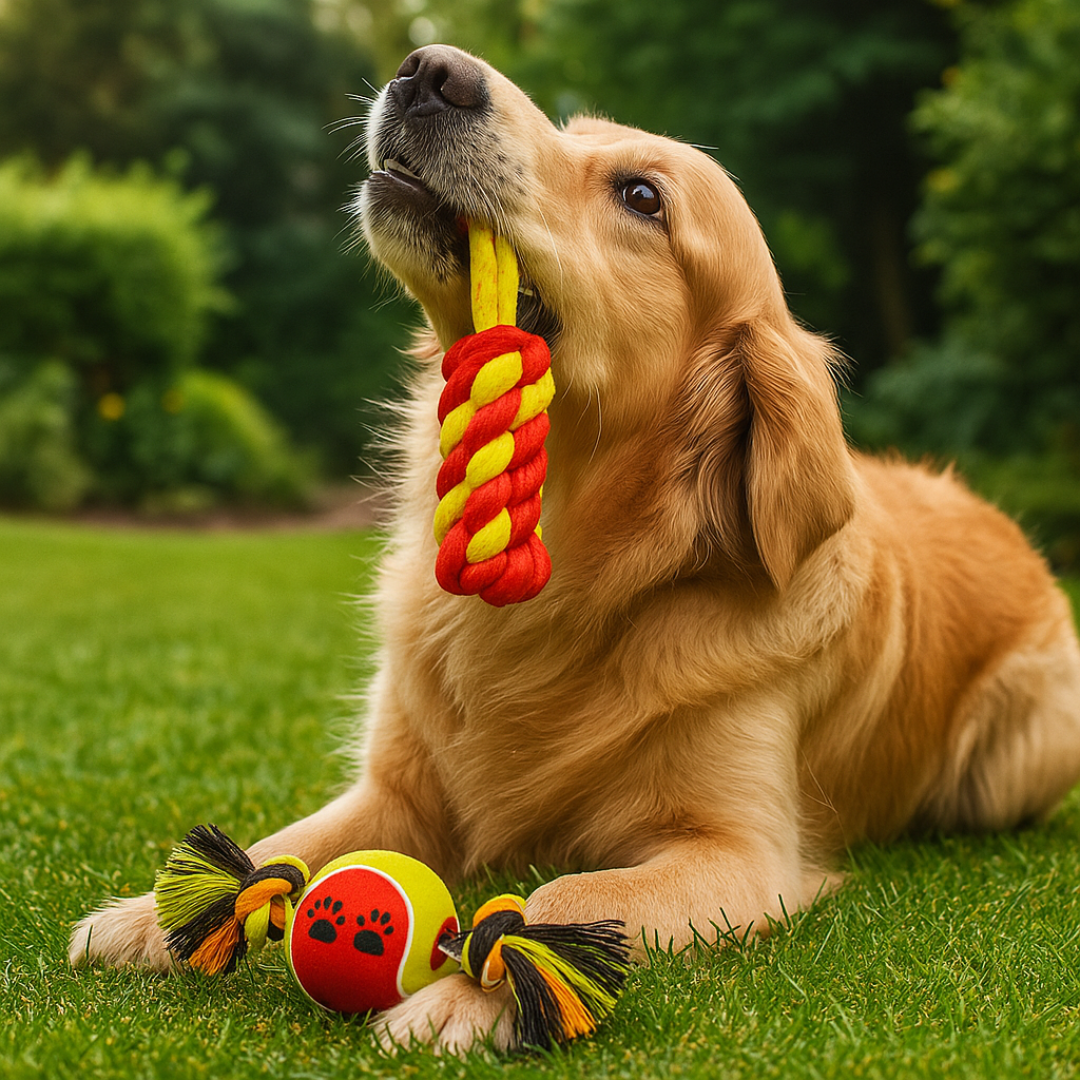 5-Piece Dog Rope Toy Combo